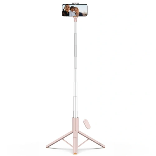 Kijek Tech-Protect L09S Bluetooth Selfie Stick Tripod Pink