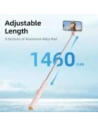 Kijek Tech-Protect L09S Bluetooth Selfie Stick Tripod Pink
