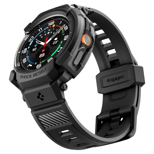 Etui Spigen Rugged Armor Pro do Samsung Galaxy Watch 8 Classic 46mm Matte Black