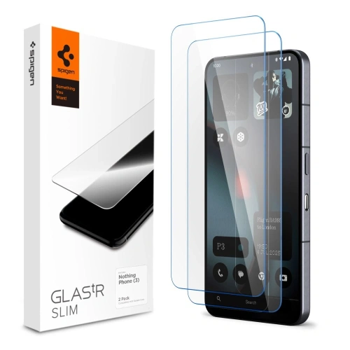 Szkło hartowane Spigen Glas.tr Slim do Nothing Phone 3 Clear [2 PACK]