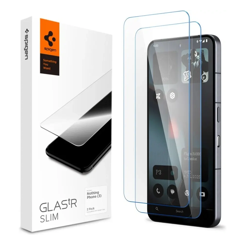 Szkło hartowane Spigen Glas.tr Slim do Nothing Phone 3 Clear [2 PACK]