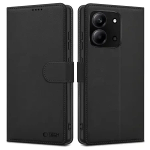 Etui z klapką Tech-Protect Wallet do Xiaomi Redmi 15c Black