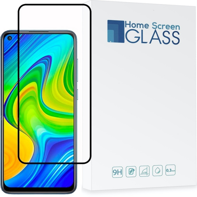 Hurtownia Home Screen Glass - 5903068635113 - HSG235BLK - Szkło hartowane Home Screen Glass Redmi Note 9 3D Black - B2B homescreen