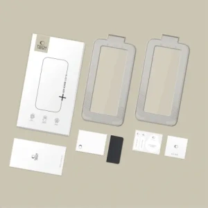 Szkło hartowane Tech-Protect Quick Set+ do Apple iPhone 17 Black [2 PACK]