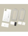 Szkło hartowane Tech-Protect Quick Set+ do Apple iPhone Air Black [2 PACK]
