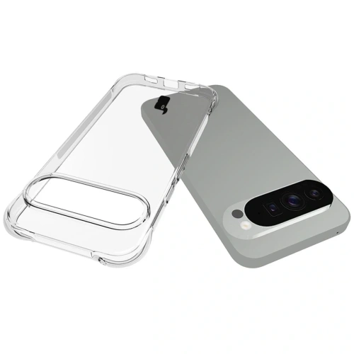 Etui + 2x szkło hartowane + szkiełko na obiektyw Bizon Case Clear Pack do Google Pixel 10 Pro XL