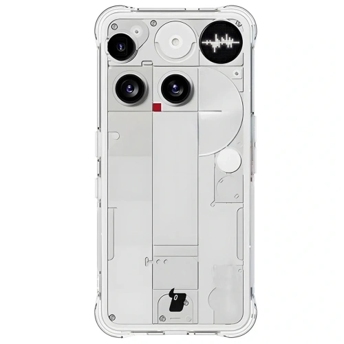 Elastyczne etui + 2x szkło hartowane Bizon Case Clear Pack do Nothing Phone (3)