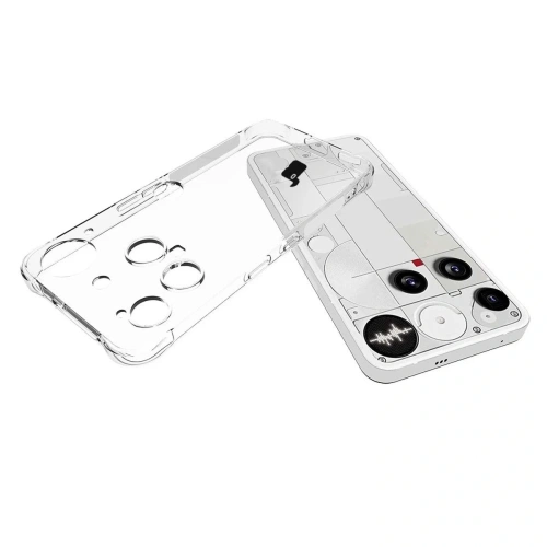 Elastyczne etui + 2x szkło hartowane Bizon Case Clear Pack do Nothing Phone (3)