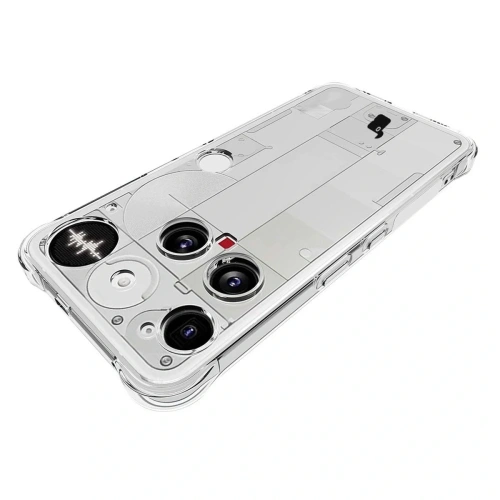 Elastyczne etui + 2x szkło hartowane Bizon Case Clear Pack do Nothing Phone (3)