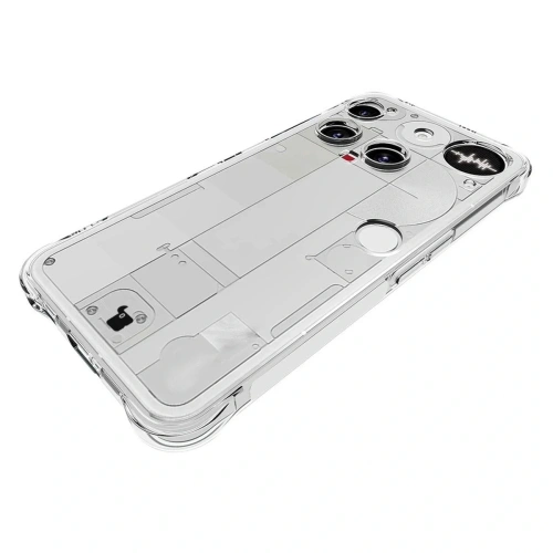 Elastyczne etui + 2x szkło hartowane Bizon Case Clear Pack do Nothing Phone (3)