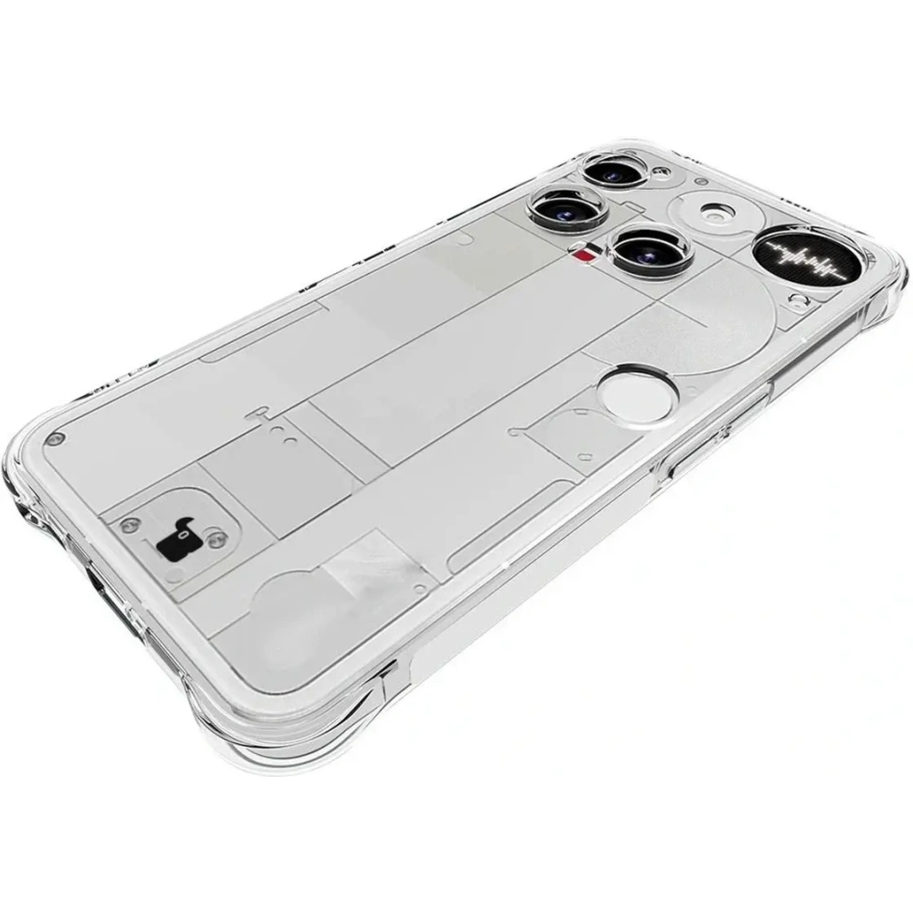 Elastyczne etui + 2x szkło hartowane Bizon Case Clear Pack do Nothing Phone (3)