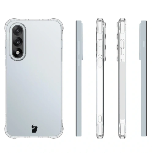 Elastyczne etui + 2x szkło hartowane Bizon Case Clear Pack do OnePlus Nord 5