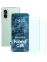 Elastyczne etui + 2x szkło hartowane Bizon Case Clear Pack do OnePlus Nord CE5 5G