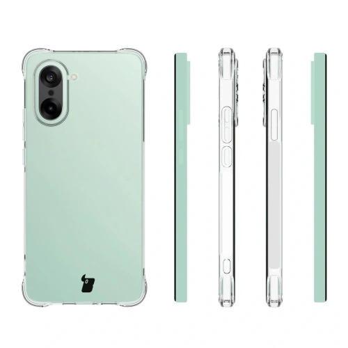 Elastyczne etui + 2x szkło hartowane Bizon Case Clear Pack do OnePlus Nord CE5 5G