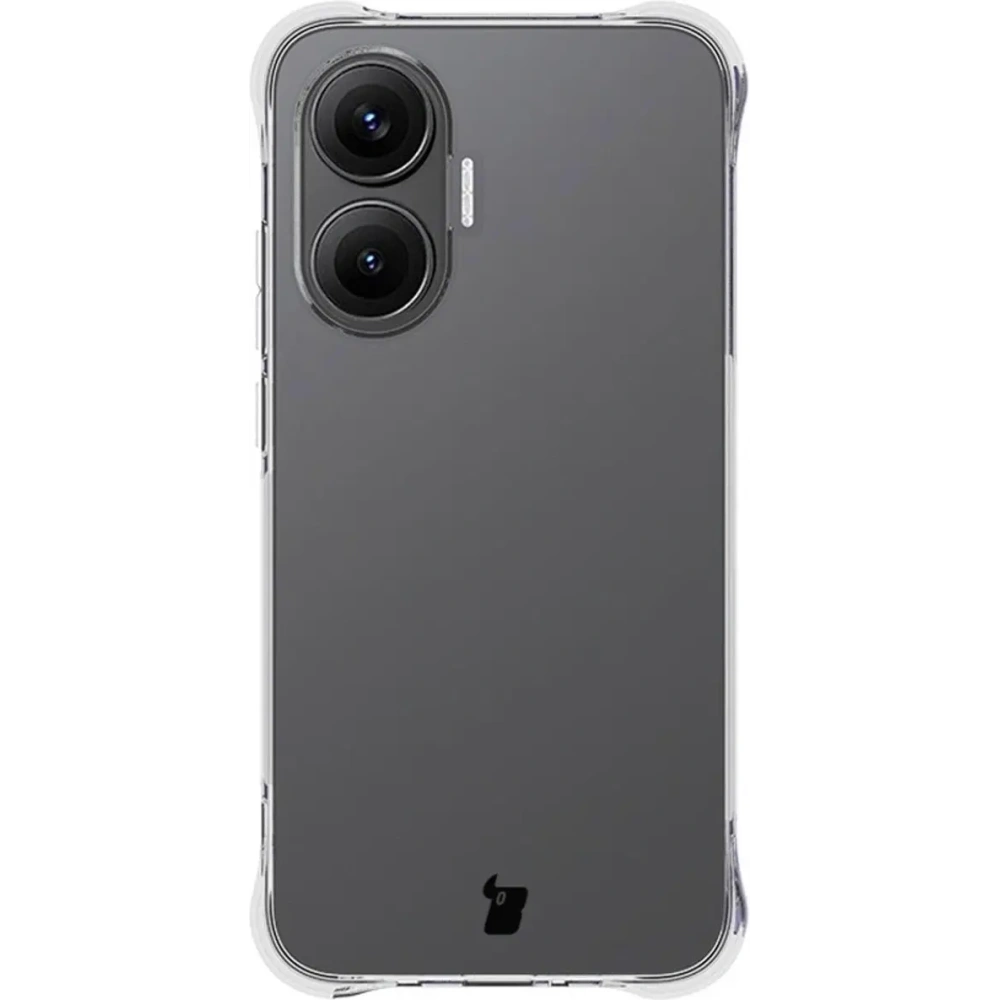 Elastyczne etui + 2x szkło hartowane Bizon Case Clear Pack do Xiaomi POCO F7