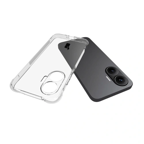 Elastyczne etui + 2x szkło hartowane Bizon Case Clear Pack do Xiaomi POCO F7