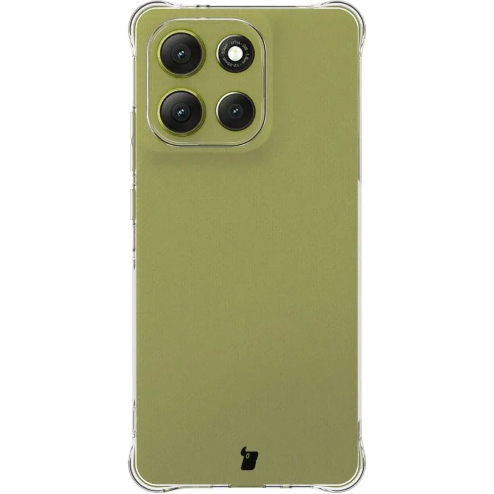 Elastyczne etui + 2x folia na ekran Bizon Case Clear Pack do Motorola Moto G86 5G