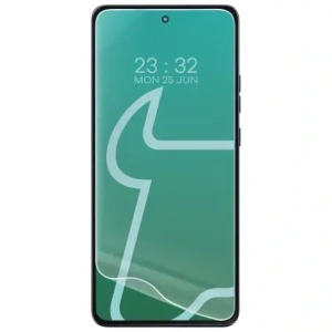 Elastyczne etui + 2x folia na ekran Bizon Case Clear Pack do Motorola Moto G86 5G