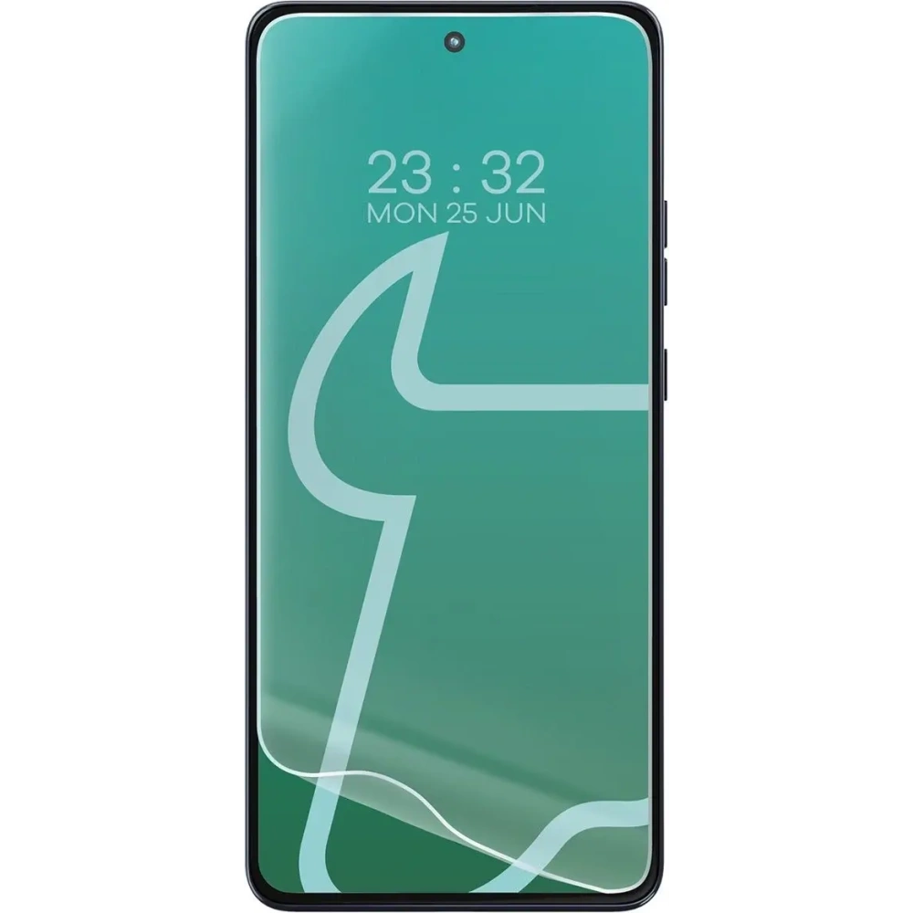 Elastyczne etui + 2x folia na ekran Bizon Case Clear Pack do Motorola Moto G86 5G