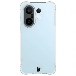 Elastyczne etui + 2x folia na ekran Bizon Case Clear Pack do Vivo X200 FE