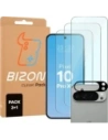 3x Szkło na ekran + szkło na aparat Bizon Glass Clear Pack do Google Pixel 10 Pro XL