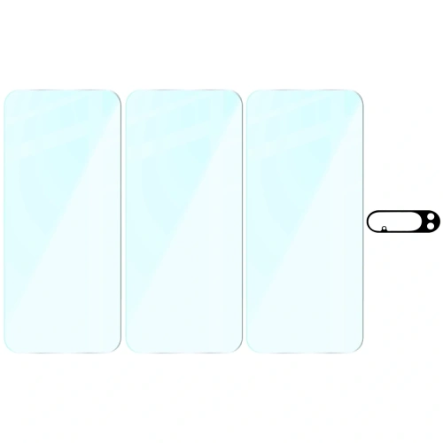 3x Szkło na ekran + szkło na aparat Bizon Glass Clear Pack do Google Pixel 10 Pro XL