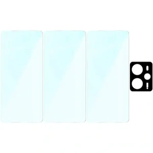 3x Szkło na ekran + szkło na aparat Bizon Glass Clear Pack do Realme 14 5G / 14T 5G