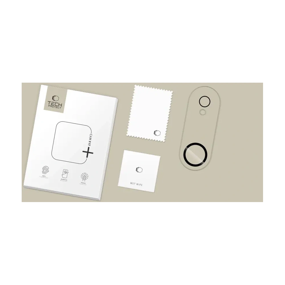 Osłona aparatu Tech-Protect Cam Fit+ do Apple iPhone Air Clear