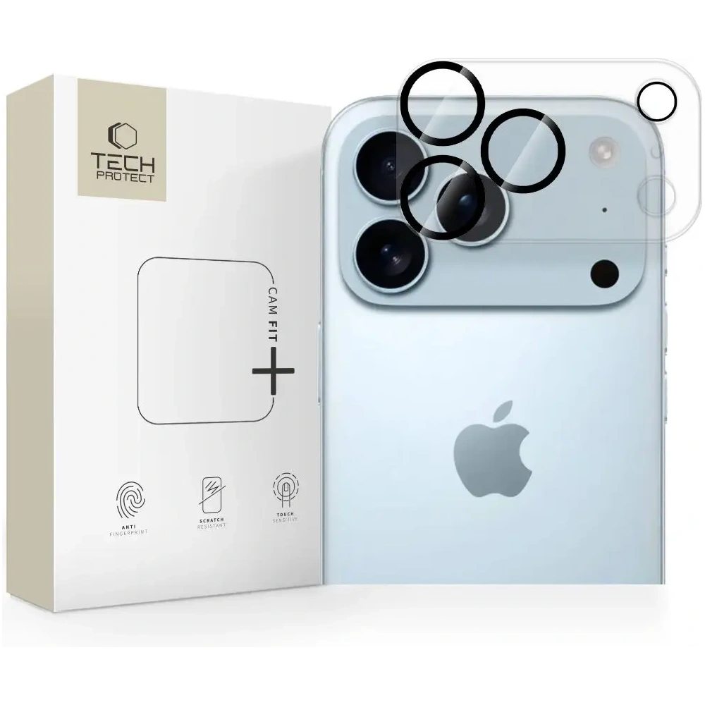 Osłona aparatu Tech-Protect Cam Fit+ do Apple iPhone 17 Pro Max Clear