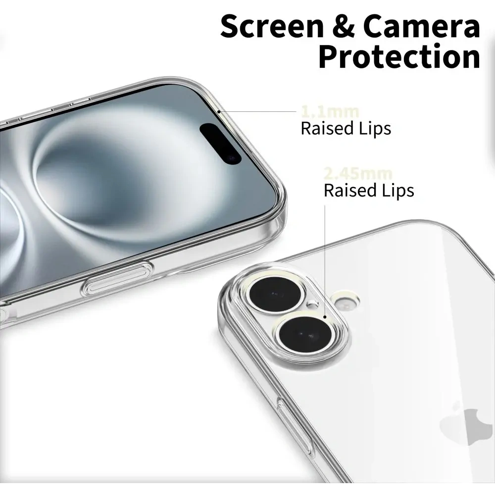 Etui Tech-Protect FlexAir do Apple iPhone 17 Clear