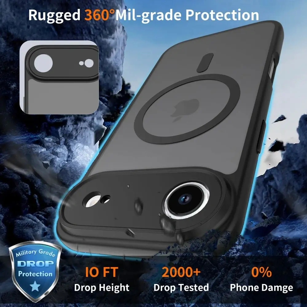 Etui Tech-Protect BasicMag MagSafe do Apple iPhone Air Matte Black