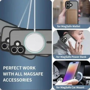 Etui Tech-Protect BasicMag MagSafe do Apple iPhone 17 Matte Black