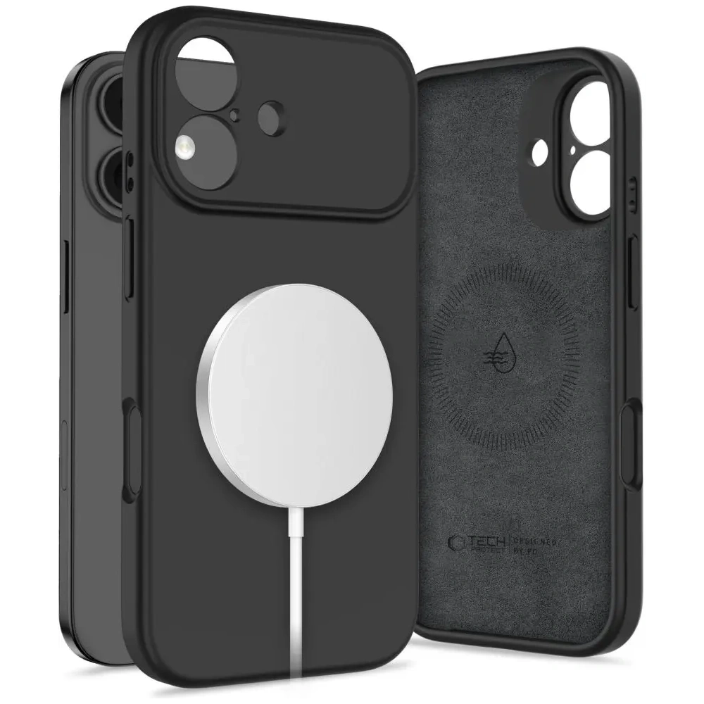 Etui Tech-Protect Silicone MagSafe do Apple iPhone 17 Black