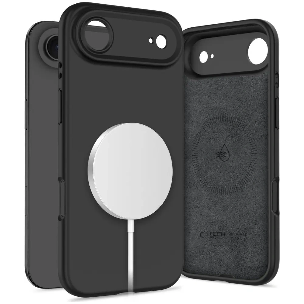 Etui Tech-Protect Silicone MagSafe do Apple iPhone 17 Air Black