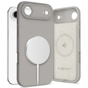 Etui Tech-Protect Silicone MagSafe do Apple iPhone 17 Air Stone Grey