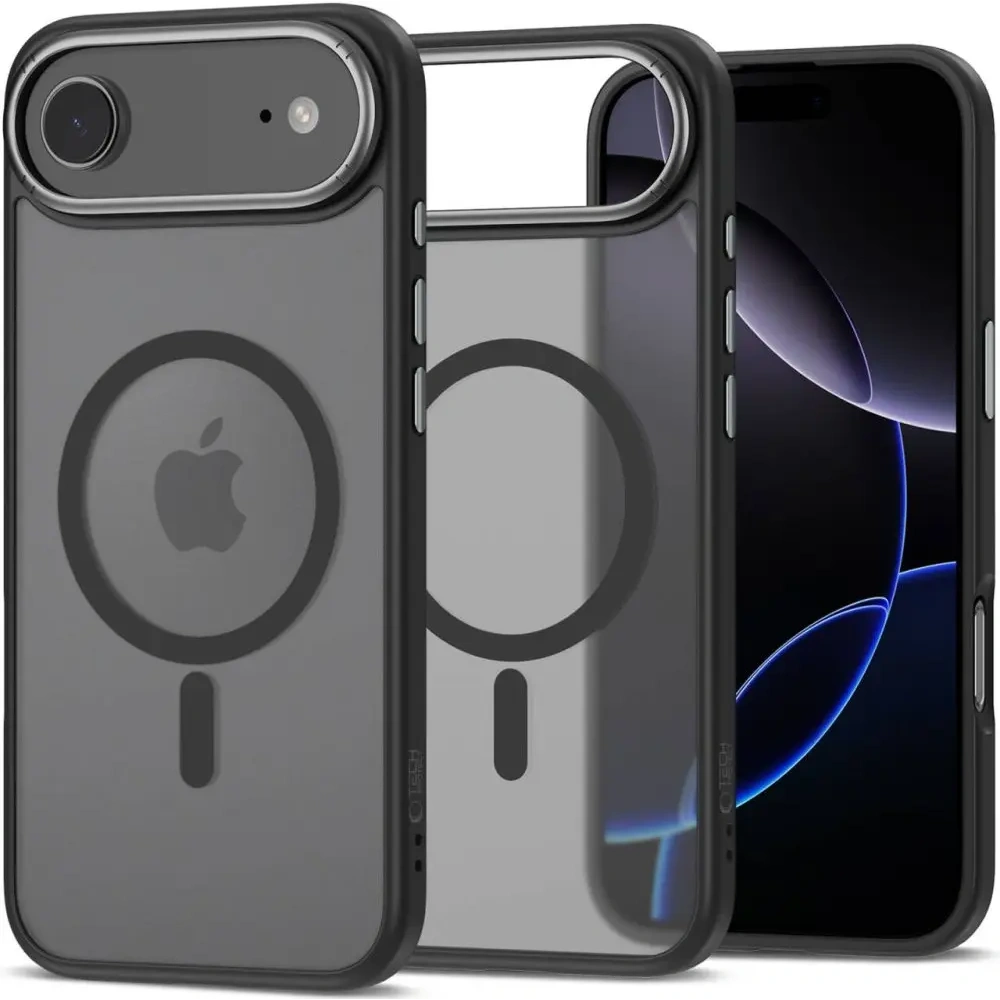 Etui Tech-Protect MagEdge MagSafe do Apple iPhone 17 Air Matte Black/gunmetal