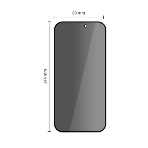 Szkło prywatyzujące Tech-Protect Quick Set Spy+ do Apple iPhone 14 Pro Privacy [2 PACK]