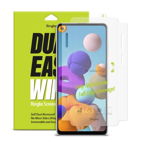 Folia hydrożelowa Ringke Dual Easy Wing Full Cover Samsung Galaxy A21s [2 PACK]