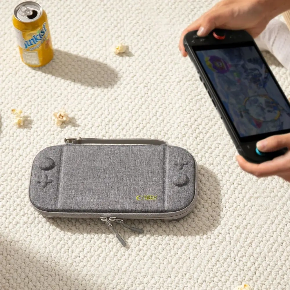 Etui Tech-Protect Slim Pouch Nintendo Switch 2 Dark Grey