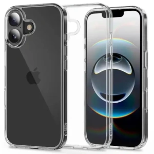 Etui Tech-Protect Flexair Hybrid do Apple iPhone 17 Clear