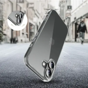 Etui Tech-Protect Flexair Hybrid do Apple iPhone 17 Clear