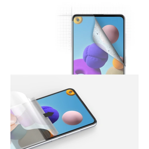 Folia hydrożelowa Ringke Dual Easy Wing Full Cover Samsung Galaxy A21s [2 PACK]