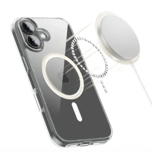 Etui Tech-Protect Flexair Hybrid MagSafe do Apple iPhone 17 Clear