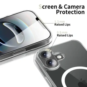 Etui Tech-Protect Flexair Hybrid MagSafe do Apple iPhone 17 Clear