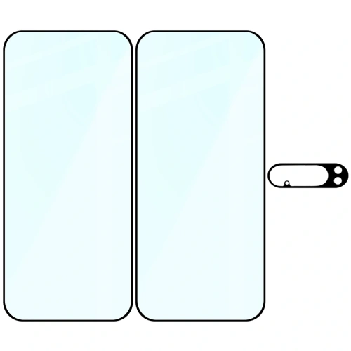 2x Szkło na ekran + szkło na aparat BIZON Edge Pack do Google Pixel 10 Pro XL