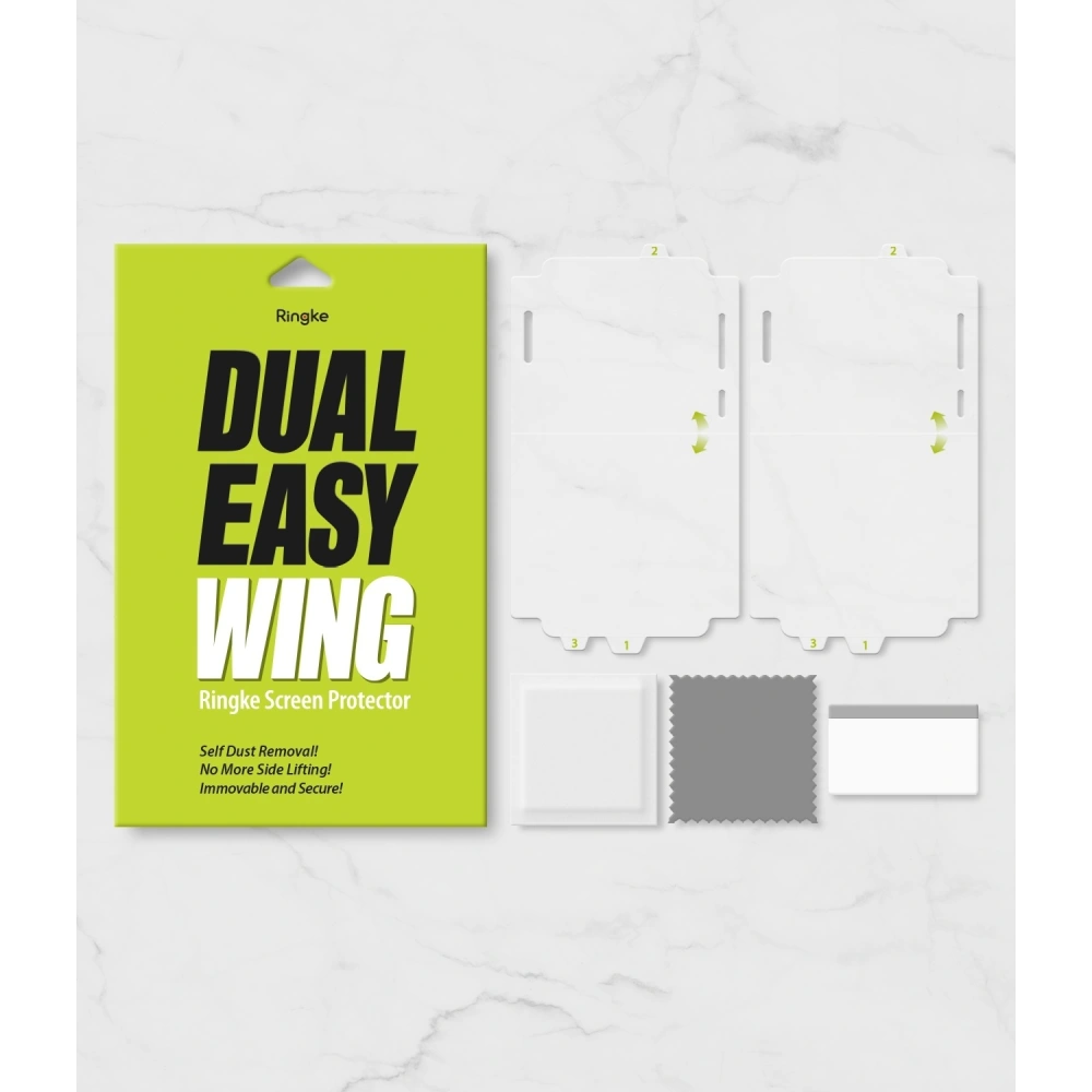 Hurtownia GSM - Fólie hydrogelová Ringke Dual Easy Wing Full Cover Samsung Galaxy A21s [2 PACK] - RGK1214 - {ean13} - Hurt