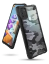 Etui Ringke Fusion-X Samsung Galaxy A21s Camo (Moro) Černé