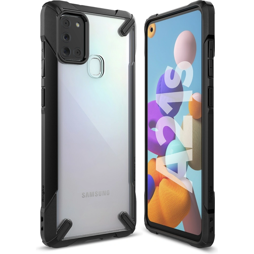 Hurtownia GSM - Etui Ringke Fusion-X Samsung Galaxy A21s černé - RGK1211BLK - {ean13} - Hurt