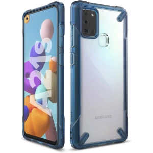 Wholesale Ringke Fusion-X Samsung Galaxy A21s Space Blue - RGK1212BLU - {ean13} - Hurt