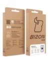 Etui z uchwytem na palec Bizon Case Hybrid Ring do Apple iPhone 17 przydymione z granatową ramką